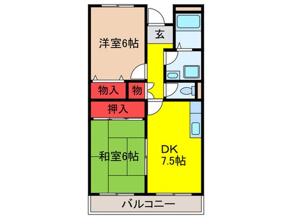 アメニティ駅前の物件間取画像